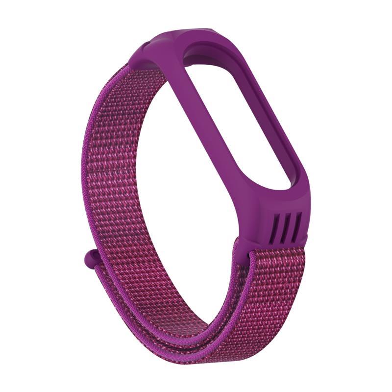 Ремінець Nylon Sport Loop для Mi Band 5/6 - (Фіолетовий)