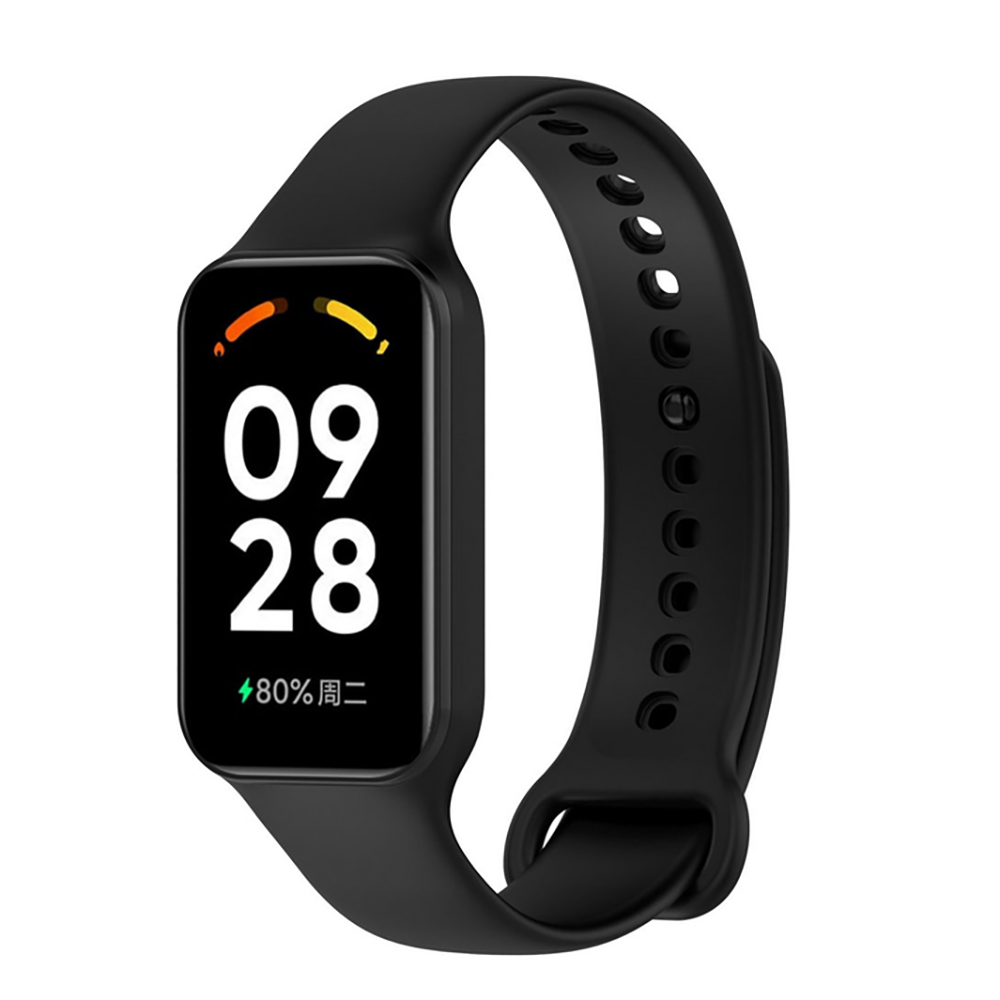 Ремінець ArmorStandart для Xiaomi Mi Band 8 Active / Redmi Smart Band 2 Black (ARM73995)