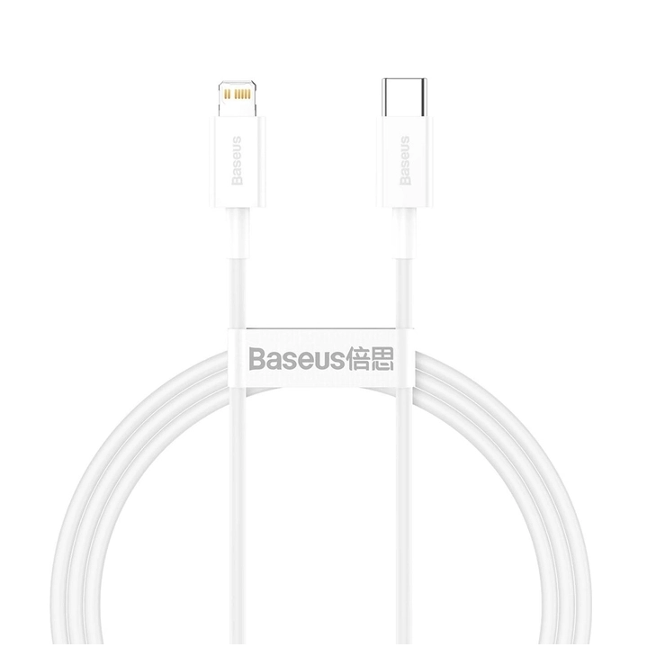 Кабель Baseus Superior Series Fast Charging Type-C to Lightning PD 20W (1m) Білий