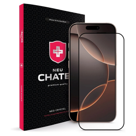 Скло +NEU Chatel Anti Peep Privacy Glass with Mesh for iPhone 16 Pro Max Front