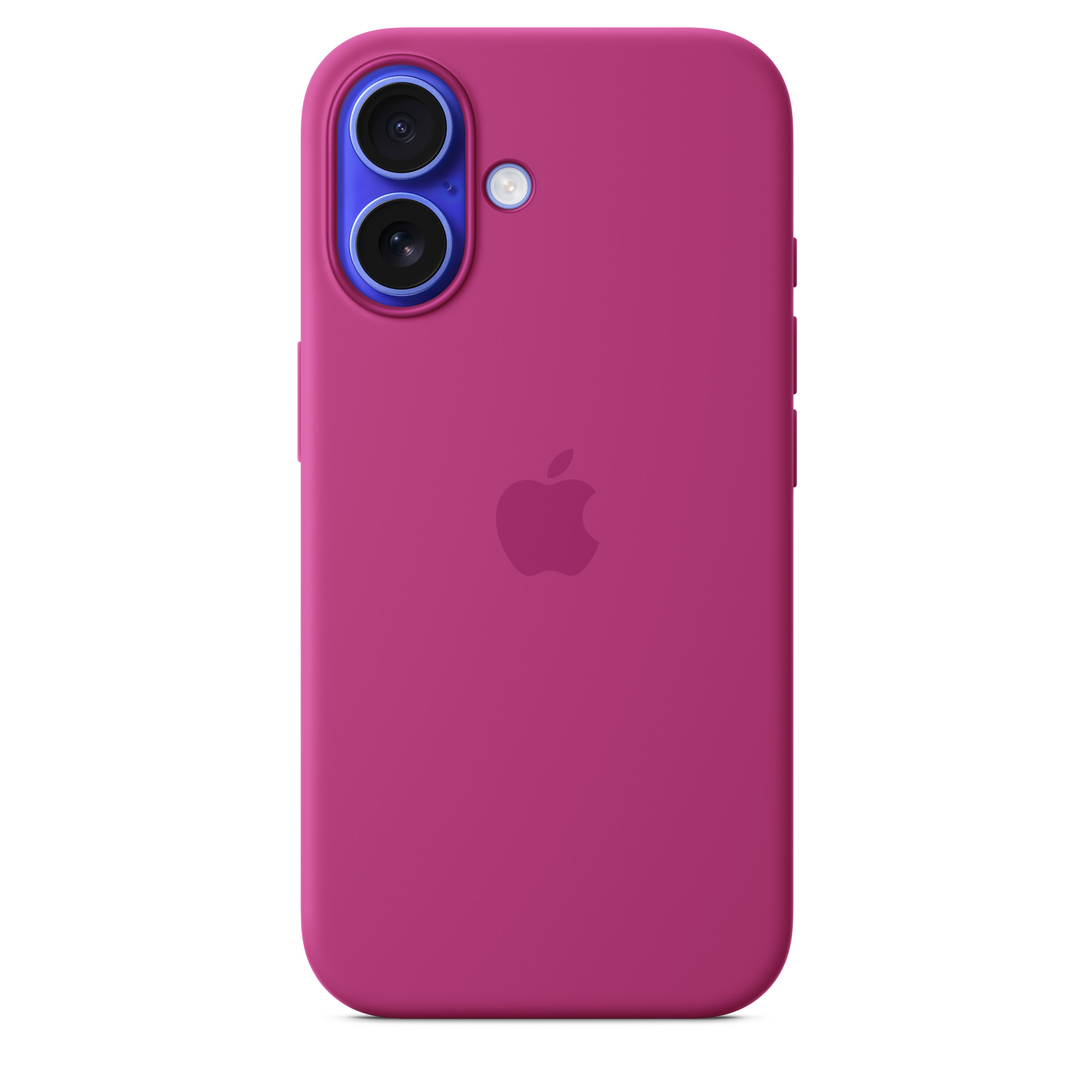 Чохол Silicone Case with MagSafe for iPhone 16, Fuchsia (OEM)