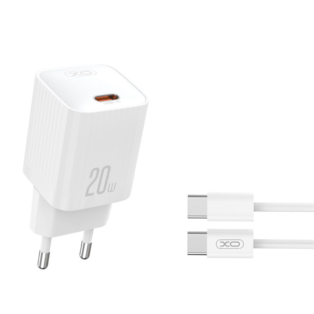 МЗП PD XO L146 20W/1 USB-C + Type-C White
