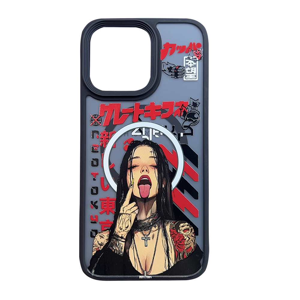 Чохол MaiKai Strong Art Series with Magnetic для iPhone 16 Pro (Tokyo Girl)
