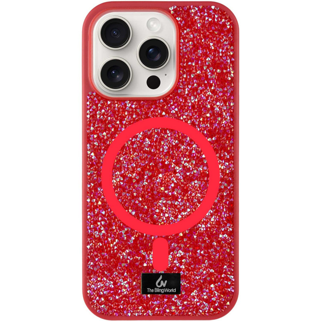 Чохол Bling World Rock Diamond with MagSafe для Apple iPhone 15 Pro (6.1