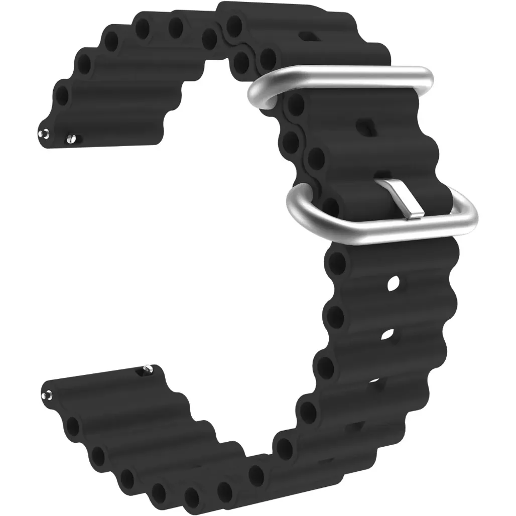 Ремінець універсальний Ocean Band 20mm (Чорний)
