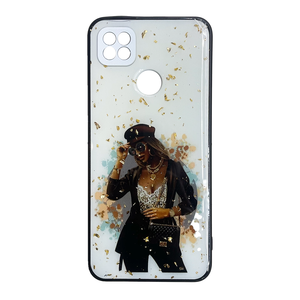 Чохол MaiKai Art Case Xiaomi Redmi 9C (дівчина з сумкою)