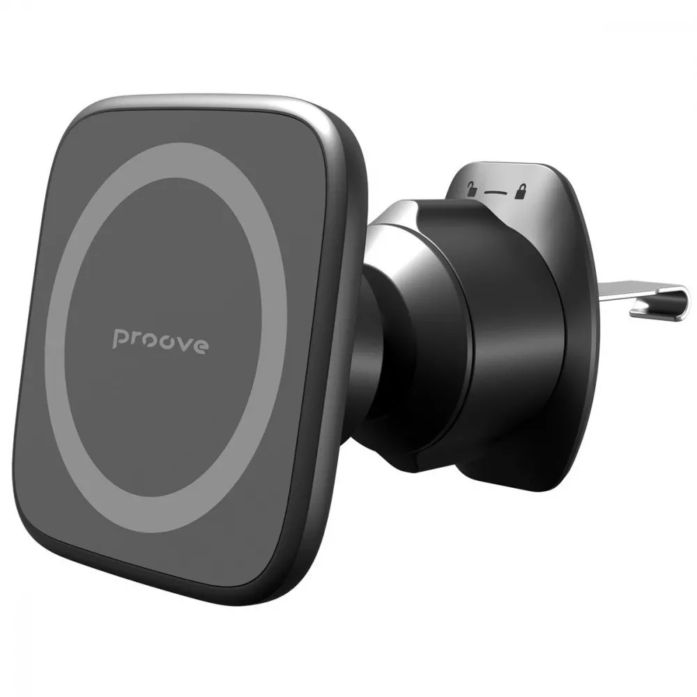 Автодержатель Proove Block Magnetic Air Outlet Car Mount (чорний)