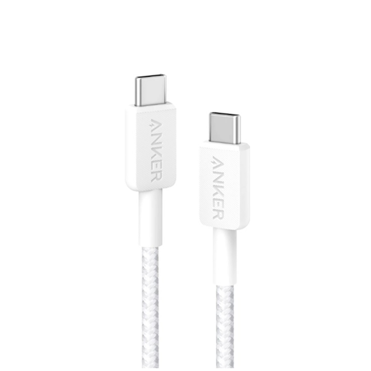 Кабель ANKER 322 USB-C to USB-C - 0.9m Nylon (Білий)