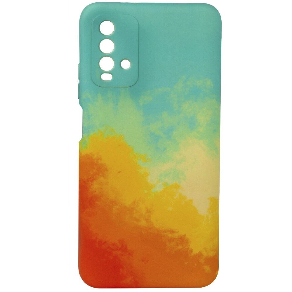 Чохол Miami Mix Color for Xiaomi Redmi 9T - Orange/Blue