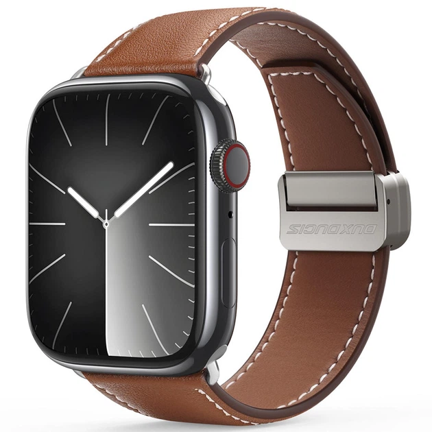Ремінець Dux Ducis Genuine Leather для Apple Watch 42(ser.1-3)/44/45/46/49mm (Brown)