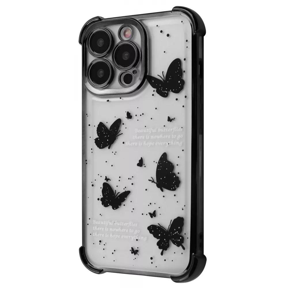 Чохол WAVE Winkie iPhone 14 (чорний/метелик)