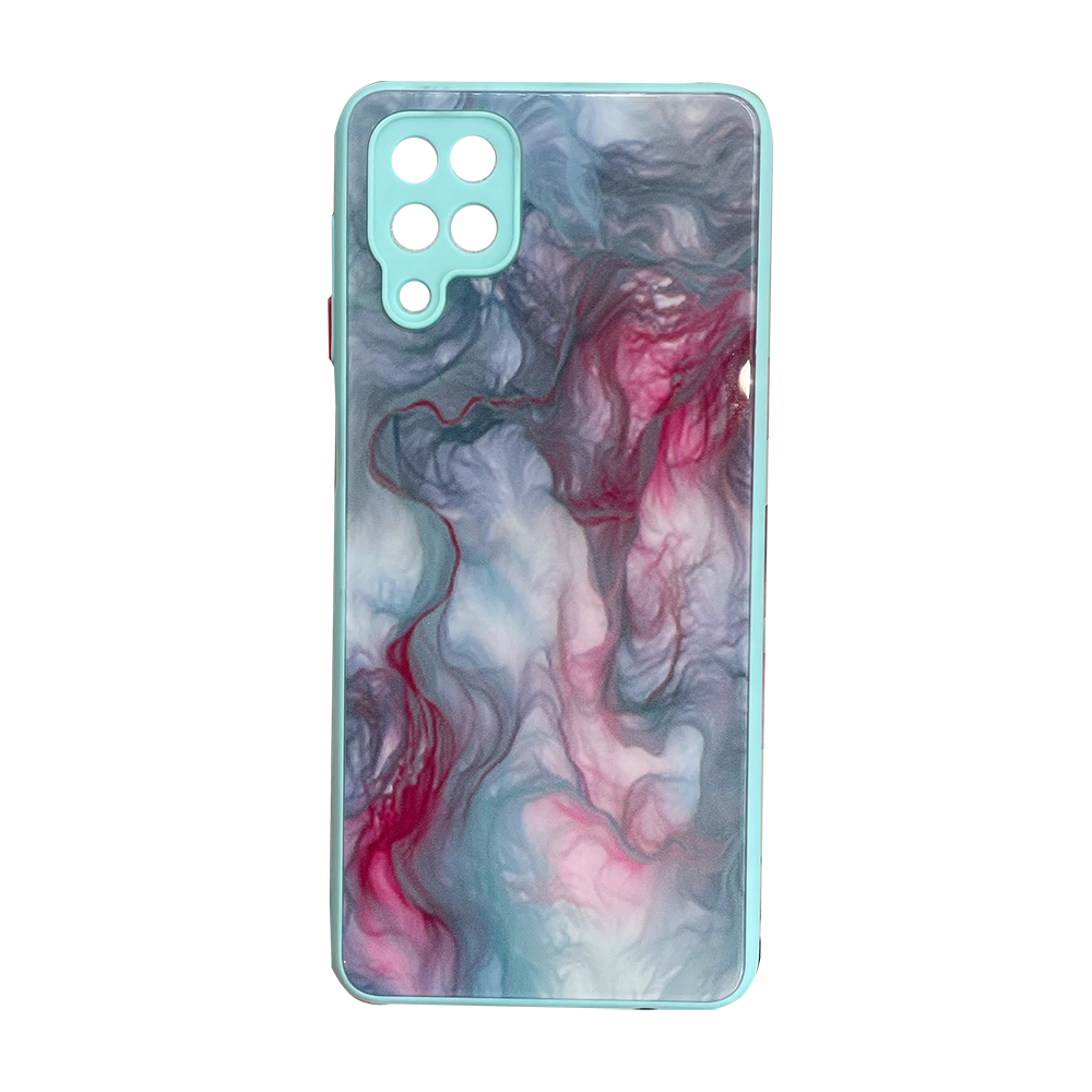 Чохол MiaMi Glass Watercolor Case для Samsung A125 (A12-2021) (блакитний)