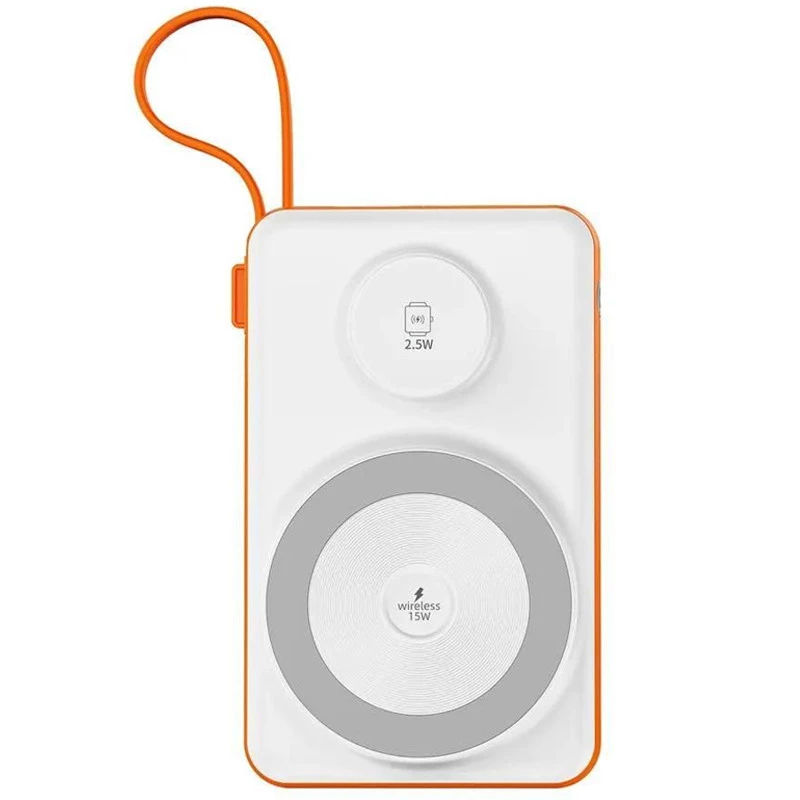Портативний зарядний пристрій Power Bank WIWU Wi-P007 c БЗП 10000 mAh (White)