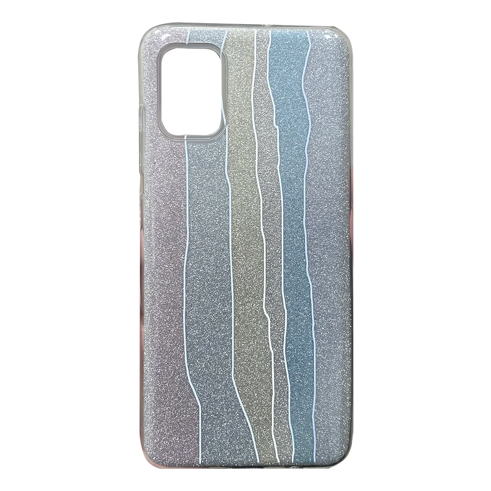 Чохол MaiKai Rainbow Glitter Case for Samsung A515 (A51) Pink