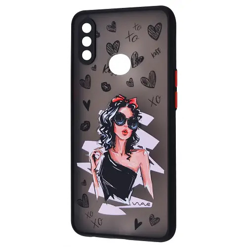 Чохол WAVE Cartoon Case (PC+TPU) для Samsung Galaxy A10s (A107F) - Little Black Dress