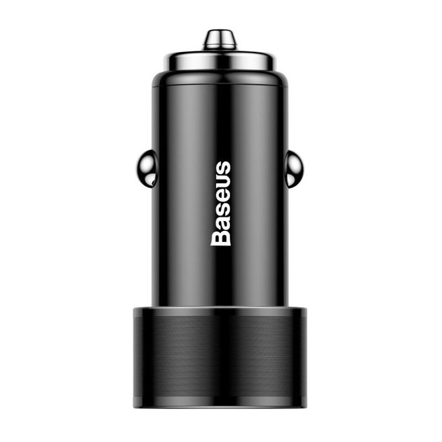 АЗП Baseus Small Screw Dual-USB QC 2.4A 36W