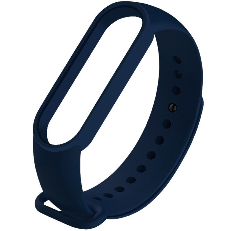 Силіконовий ремінець для Xiaomi Mi Band 5/6 - Midnight Blue