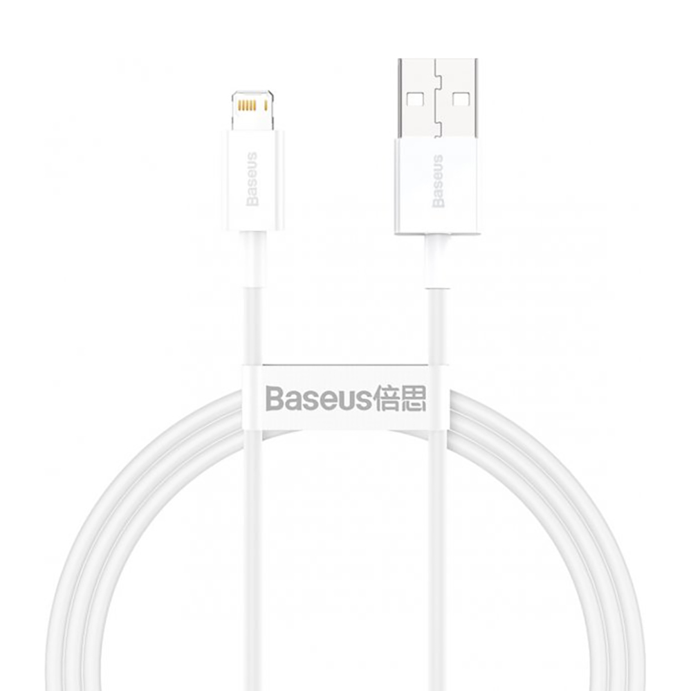Кабель Baseus Superior Series Fast Charging Lightning 2.4A (1m) (білий)