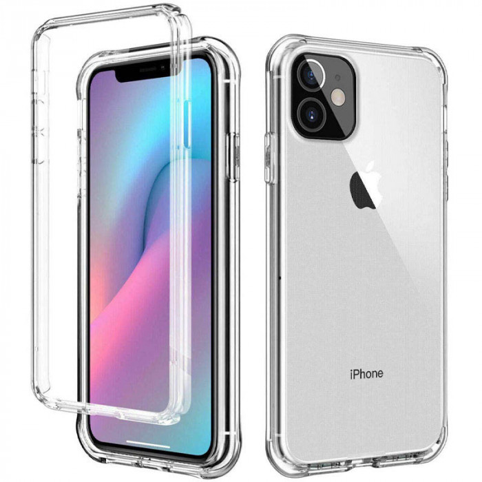 Чохол TPU+PC 360 protect для iPhone 12 mini - Transparent