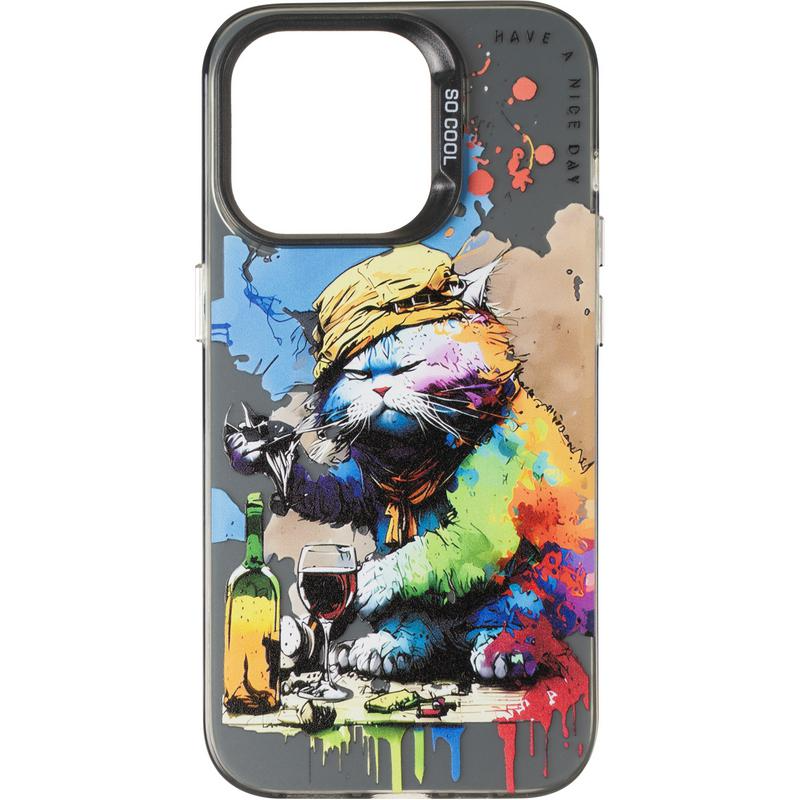 Чохол Gelius Case (PC+TPU) для iPhone 13 Pro Drunk Cat