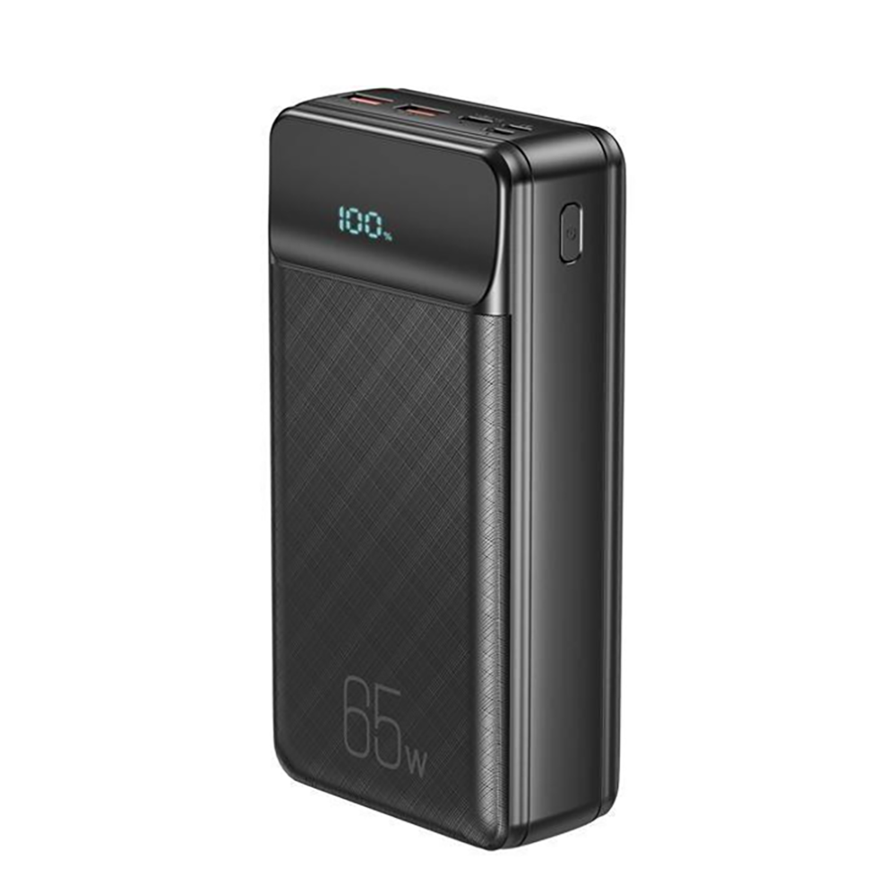 Зовн. акум. XO PR201 - 30000mAh PD65W for Laptop (Чорний)