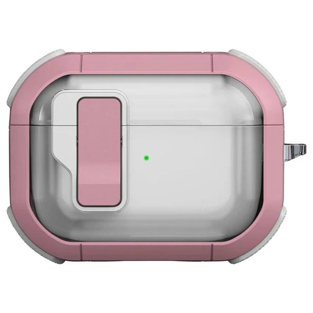 Футляр протиударний Locking Button для навушників Airpods Pro 3 (Pink)