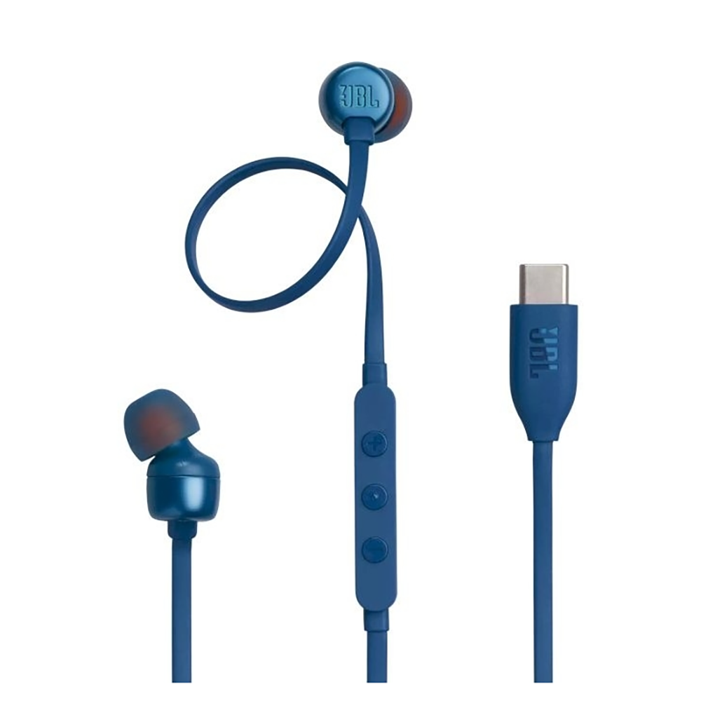 Навушники JBL T310C USB-C (JBLT310CBLU) Blue