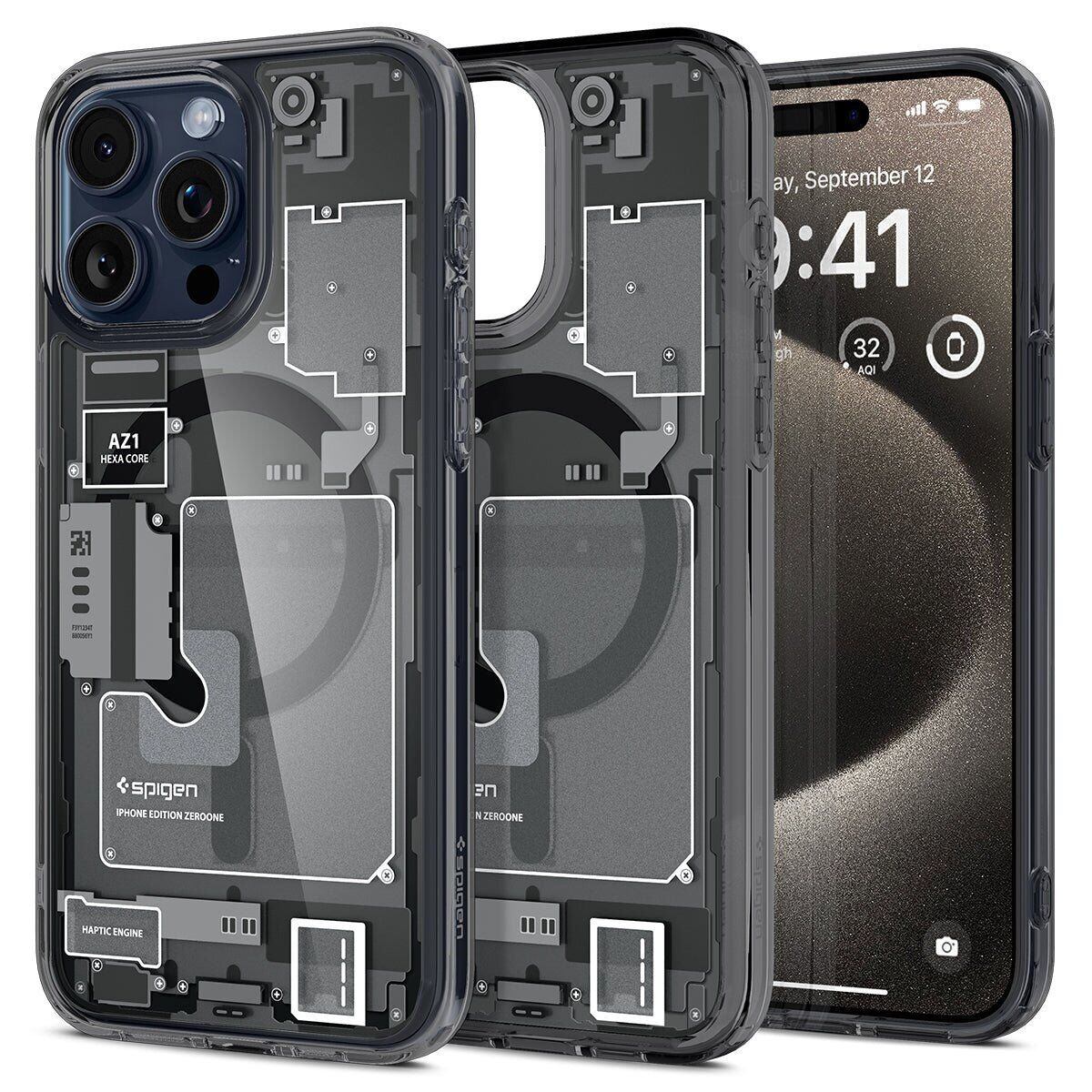 Чохол Spigen для Apple iPhone 15 Pro Max Ultra Hybrid MagFit, Zero One
