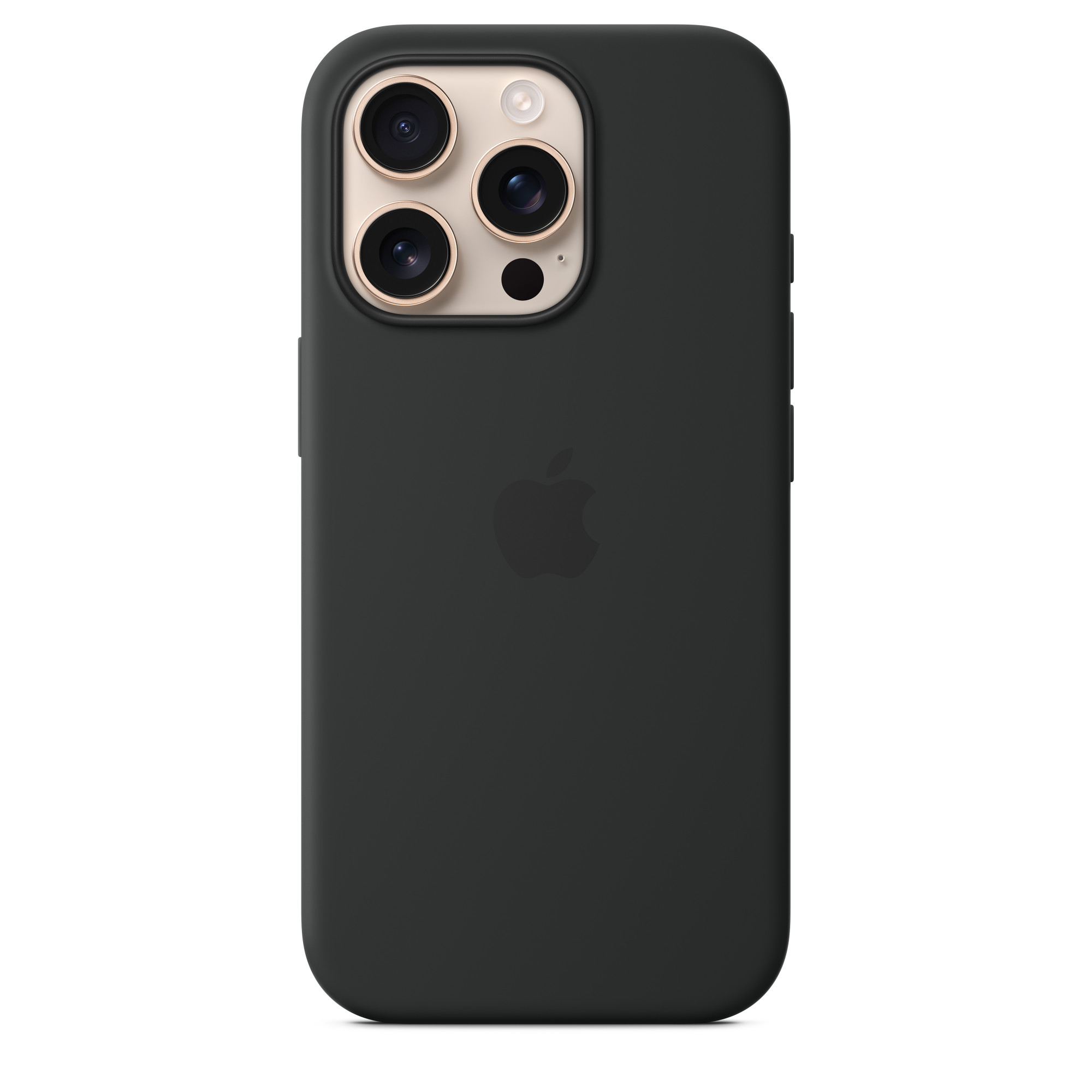 Чохол Silicone Case with MagSafe for iPhone 16 Pro, Black (OEM)