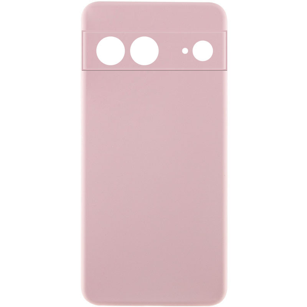 Чохол Silicone Cover Lakshmi Full Camera (AAA) для Google Pixel 8a (Рожевий / Pink Sand)
