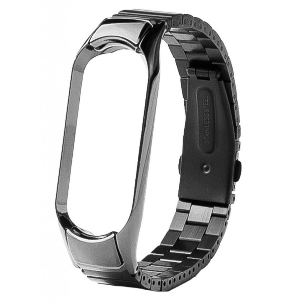 Ремінець Steel для Xiaomi Mi Band 5 - Black