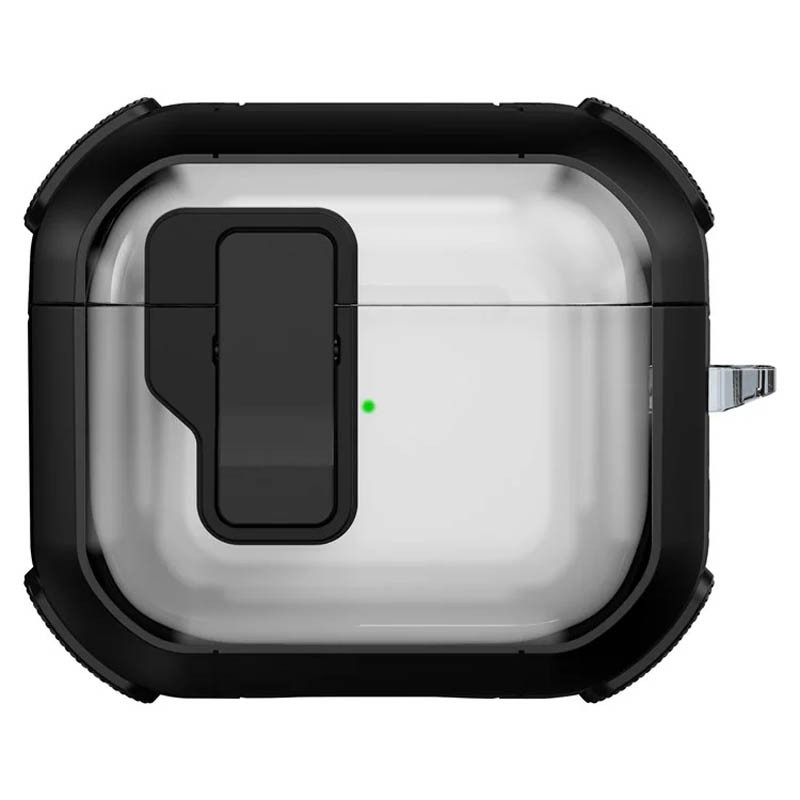 Футляр протиударний Locking Button для навушників Airpods 4 (Black)