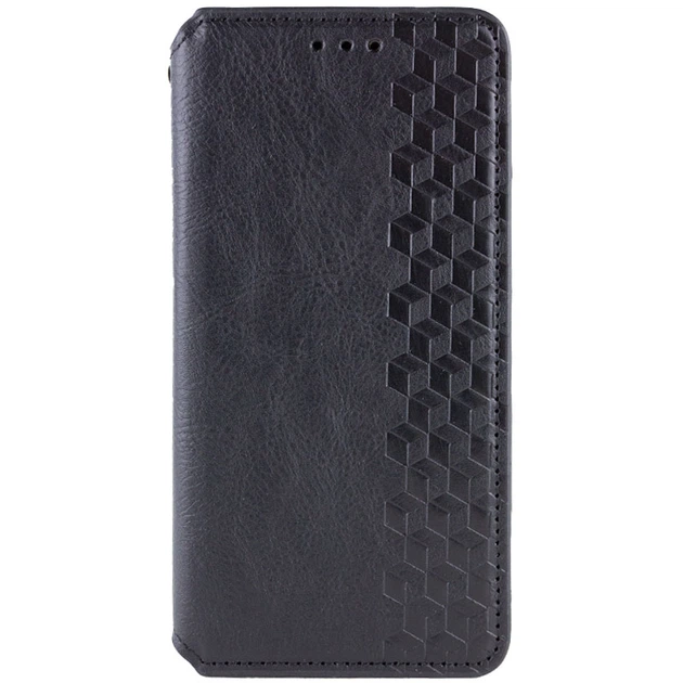 Шкіряний чохол-книжка GETMAN Cubic (PU) для Samsung Galaxy A57 5G (Чорний)