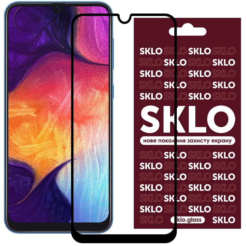 Захисне Скло SKLO 5D (full glue) для Samsung Galaxy S21