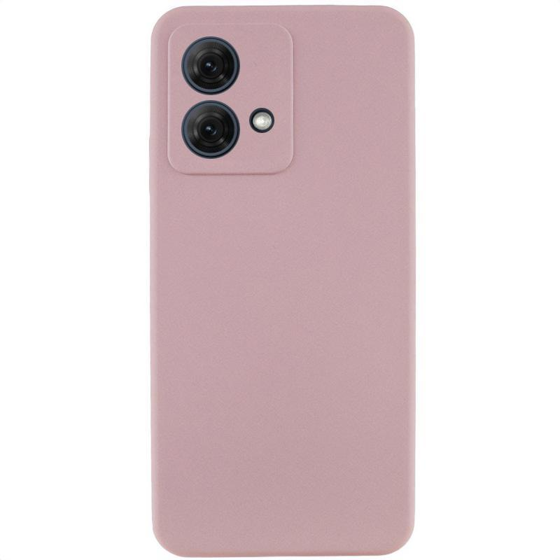 Чохол Silicone Cover Ummi Lakshmi Full Camera (AA) для Motorola Moto G84 (Рожевий / Pink Sand)