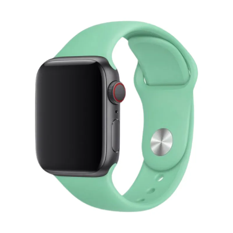 Силіконовий ремінець для Apple Watch Sport Band 38/40/41/42mm (S/M&M/L) (Зелений/Spearmint)