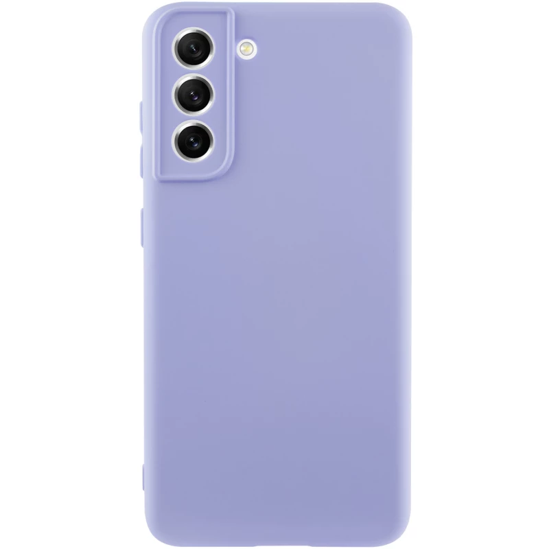 Чохол Silicone Cover Lakshmi (AAA) для Samsung Galaxy S21 FE (Бузковий / Dasheen)