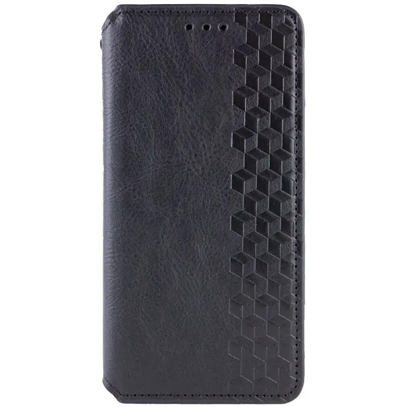 Шкіряний чохол книжка GETMAN Cubic (PU) для Samsung Galaxy S24 Ultra (Чорний)