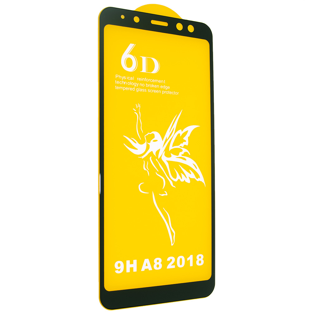 Захисне Скло PREMIUM 6D для Samsung A8 (A530) - Black