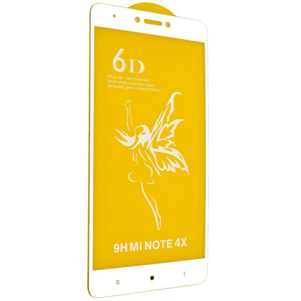 Захисне Скло MaiKai 6D для Xiaomi Redmi 4x - White