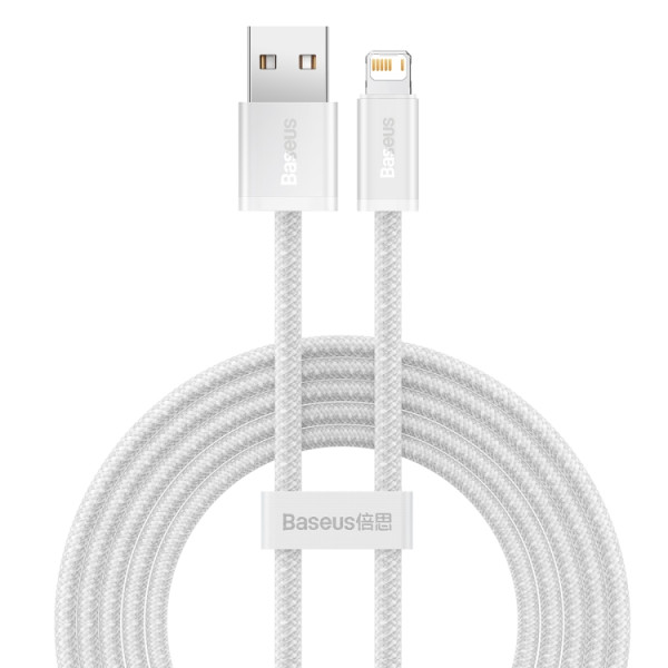 Кабель Baseus Dynamic Series Fast Charging Lightning 2.4A (2m) (білий)