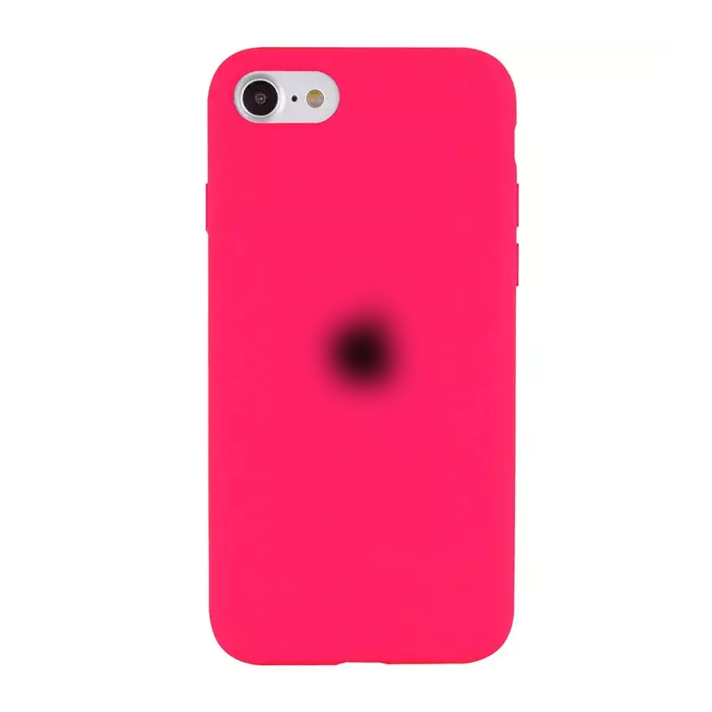 Чохол Silicone Case Full Protective (AA) для Apple iPhone SE (2020) (Рожевий / Barbie pink)