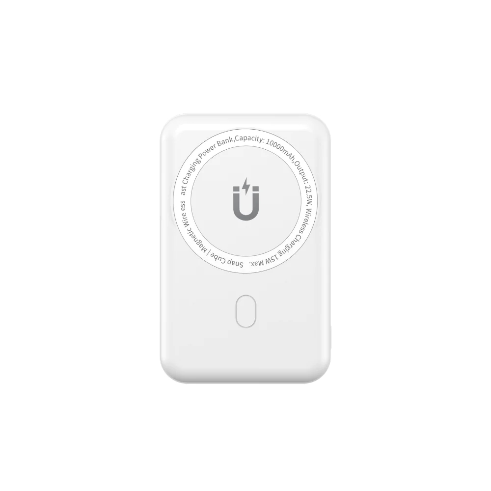 ПБ Wiwu Magnetic Wireless Charging Power Bank 5000mAh, White