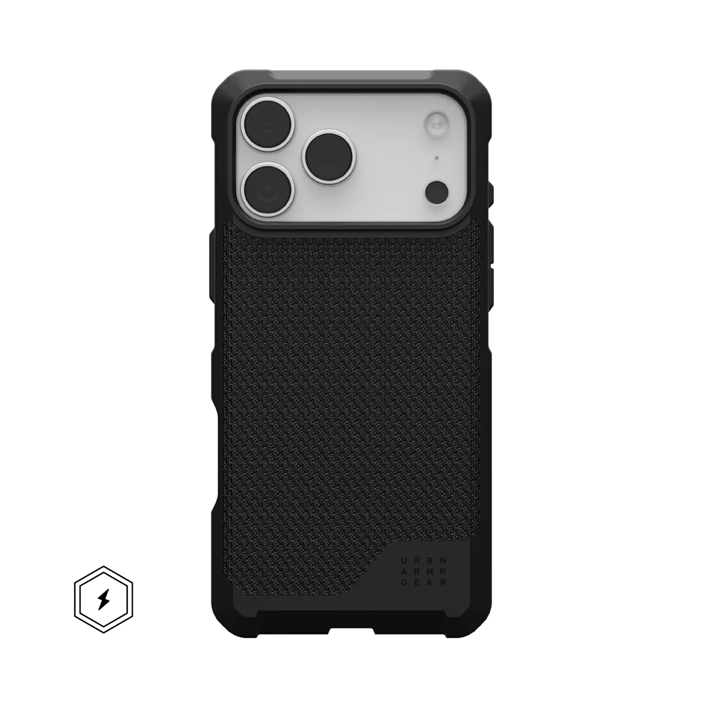 Чохол UAG для iPhone 17 Pro Max, Metropolis LT MagSafe, Kevlar Black