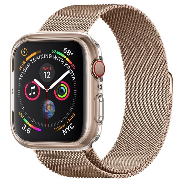 Чохол для Apple Watch Series 4 (44mm) SPIGEN Case Liquid Crystal Clear - Transparent