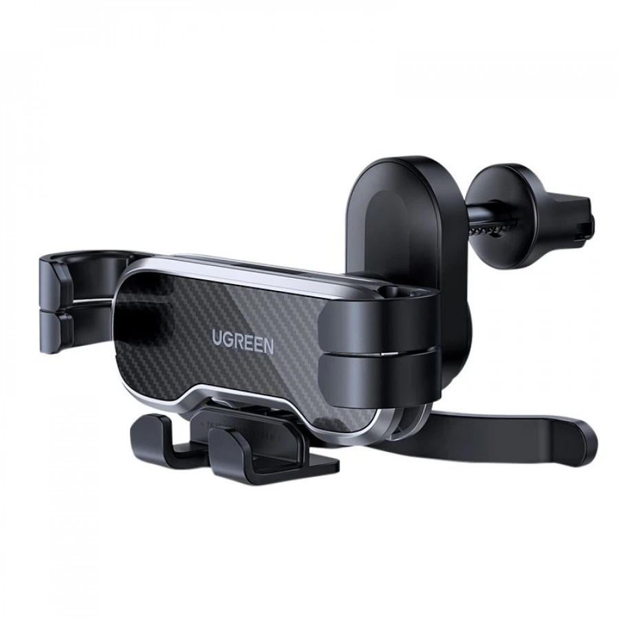 Тримач в авто UGREEN LP228 Gravity Air Vent Car Holder With Clip (Чорний)