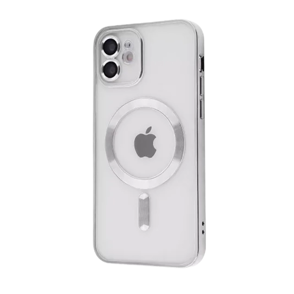 Чохол Metal Matte Case with Magnetic Ring iPhone 14 (срібний)