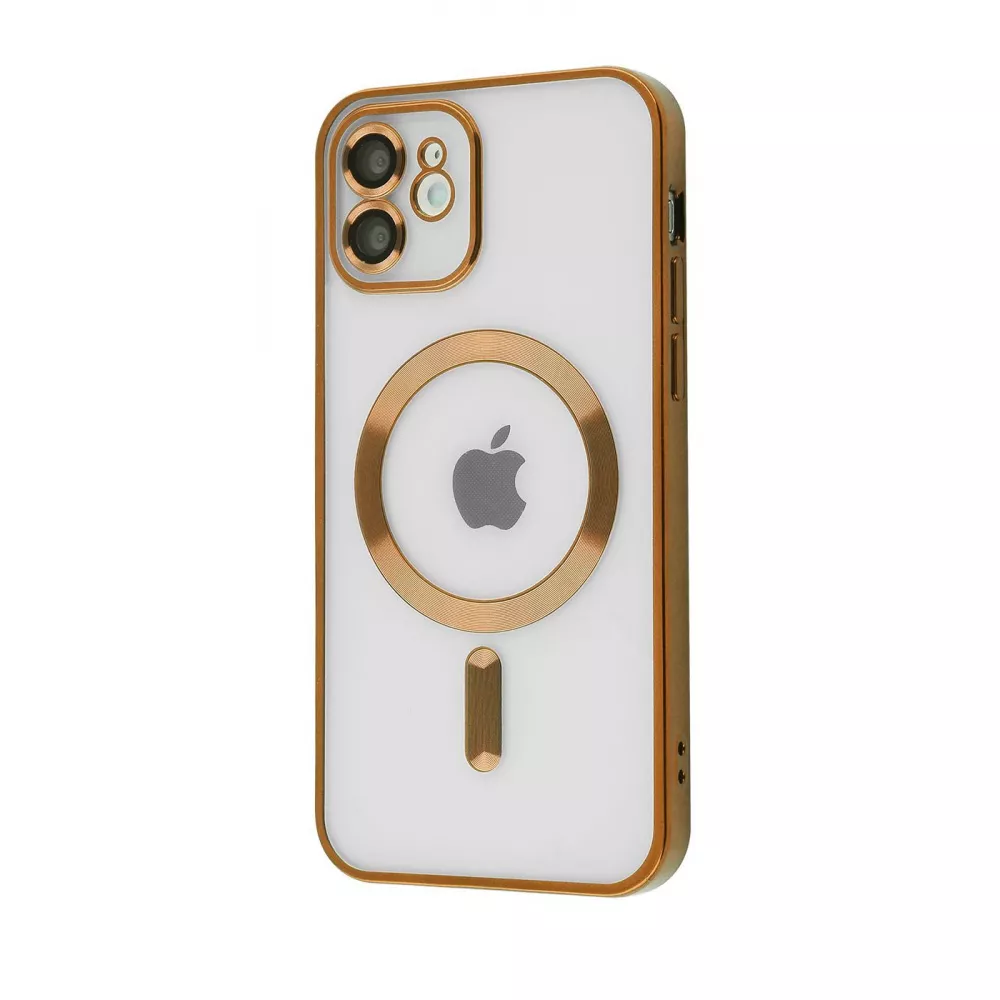 Чохол Metal Matte Case with Magnetic Ring iPhone 12 (золотий)