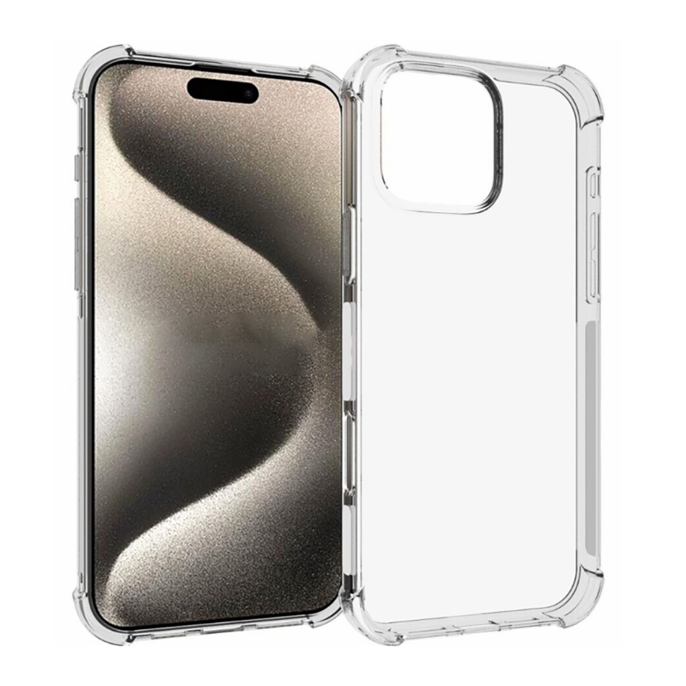 Чохол WXD силікон 0.8 mm HQ iPhone 16 Pro Max (прозорий)