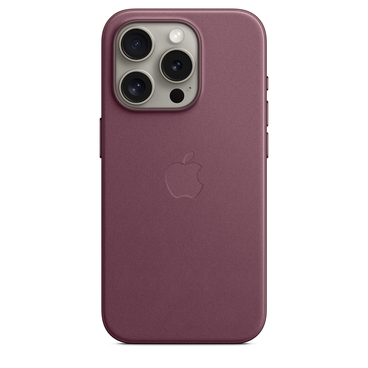 Чохол FineWoven Case with MagSafe для iPhone 15 Pro, Mulberry (OEM)